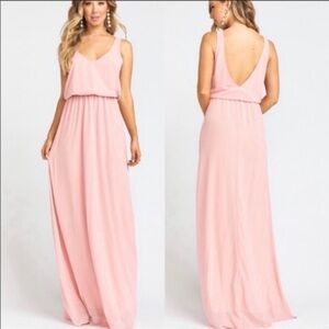 NEW Show Me Your Mumu Women's Kendall Pink Maxi Dress Size XXL Bridesmaid